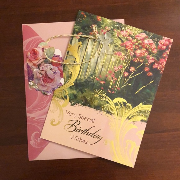 Birthday Greeting Card Too include a handcrafted gift 🎁 tag & envelope - Picture 11 of 11